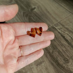 Puces cœur d'ambre
